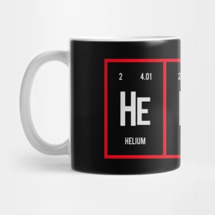 He He He - Periodic Table of Elements Mug